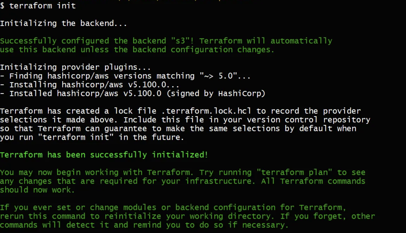 terraform-initialize-remote-backend-s3